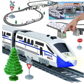 Величезна залізниця поїзд треки тунель електричний поїзд трек 9м + вагони