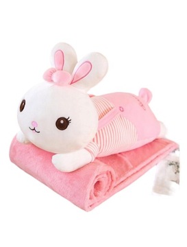 Талісман великий 3in1 подушка з ковдрою Рожевий кролик NEW!!!!