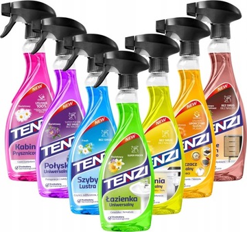 Tenzi HOME PRO набор жидкостей для уборки дома 7x500 мл