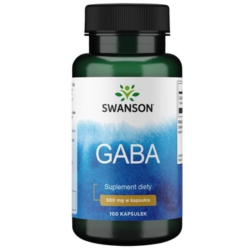 Swanson GABA 500 мг 100 кап сон концентрация стресс