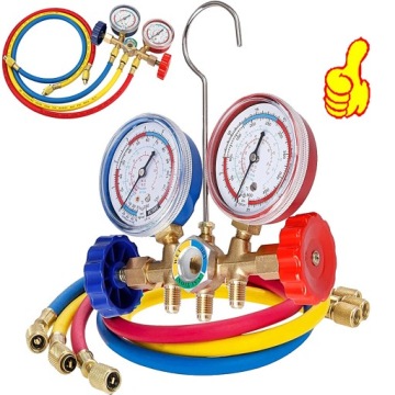 Измеритель температуры с манометрами R12 R22 R404A R134A