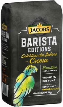 Кава в зернах JACOBS BARISTA Crema BRASILIEN 1 кг