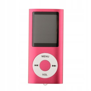 1,8-дюймовый MP3-плеер воспроизведение музыки-pink