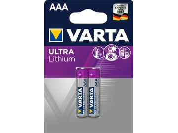 Батарейки типа AAA Lr3 Varta Ultra Lithium (2 шт.)