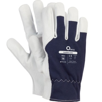 1x робочі рукавички з козячої шкіри, міцні рукавички Atlas 9