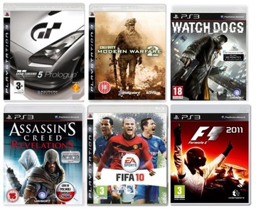 Ігровий набір Gran Turismo / Call of Duty / Watch Dogs / Assassin's PS3 6