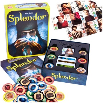 Семейная развивающая настольная игра Splendor для детей 10 + 2-4 человек