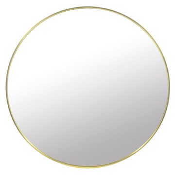 Зеркало круглое настенное рамка лофт злотый 80 см