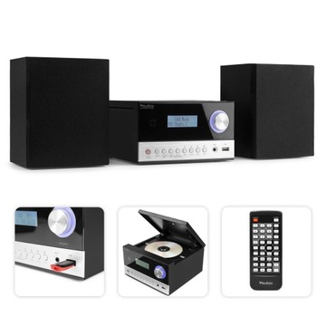 Стерео Радіо AUDIZIO BT CD DAB + FM USB MP3 пульт дистанційного керування