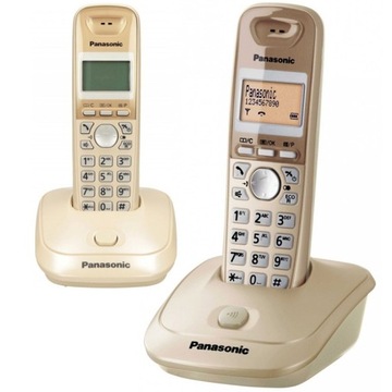 Стационарный телефон PANASONIC KX-TG2511 беспроводной DECT злотый