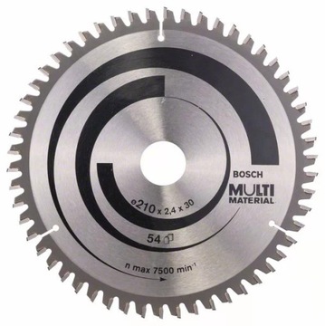 Материал пильного диска BOSCH MULTI 210X30 Z54