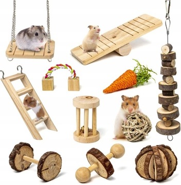 Набір іграшок для Кролика морська свинка 11шт