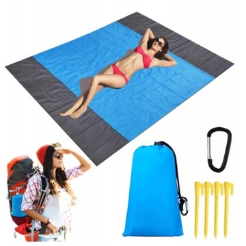 Пляж коврик одеяло для пикника водонепроницаемый 200x200