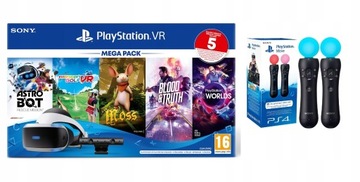 Sony Playstation VR v2 камера + 2 X MOVE PS4 PS5