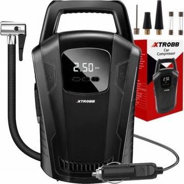Автомобильный компрессор 12V насос LCD компрессор