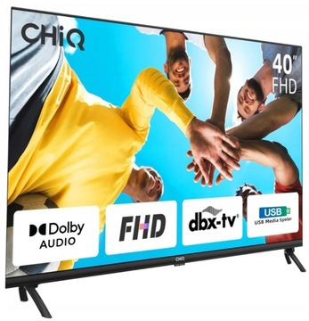 Телевизор ChiQ L40G5W 40 " led Full HD Dolby Audio DVB-T2 Blu-Ray с USB