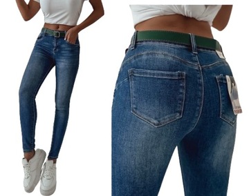 Джинси жіночі брюки M. Sara моделюючі з поясом пуш-ап XS / 34 розміру