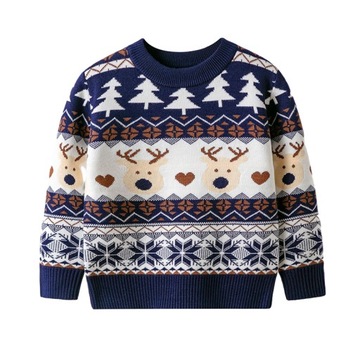Різдвяний дитячий светр з малюнком сніговика 2N7
