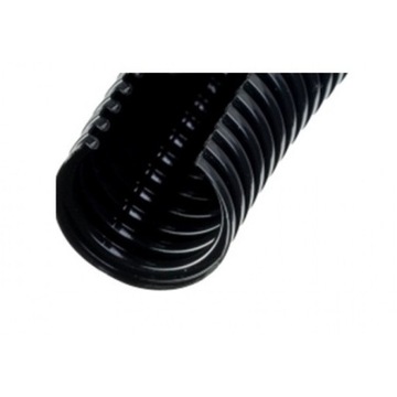Пешель розрізана труба для кабелю 7/10 мм чорний x5m