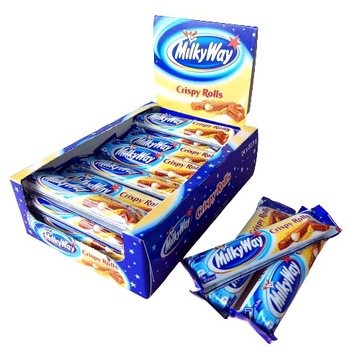 Батончик MILKY WAY CRISPY ROLLS 24 x 22,5 г MARS