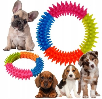 Игрушка для собак прорезыватель мягкое кольцо щенок 12 см