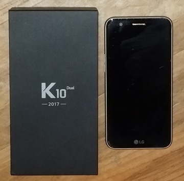 Смартфон LG K10 2017 M250e злотый