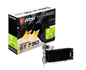 Видеокарта GeForce GT730 2GB DDR3 64bit DVI