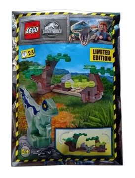 LEGO Jurassic World Minifigure Polybag-Raptor in Hiding #122217