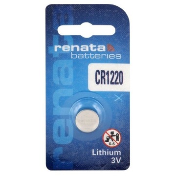 1X CR1220 DL1220 литиевая батарея Renata 3V качество