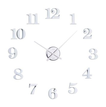 Настінні годинники JVD HB13. 1 SILVER 80 см