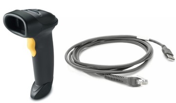 Лазерный считыватель кодов ZEBRA LS2208 + USB-кабель