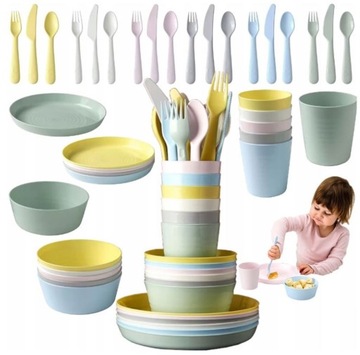 IKEA KALAS посуда Столовые приборы чашки для детей 36шт