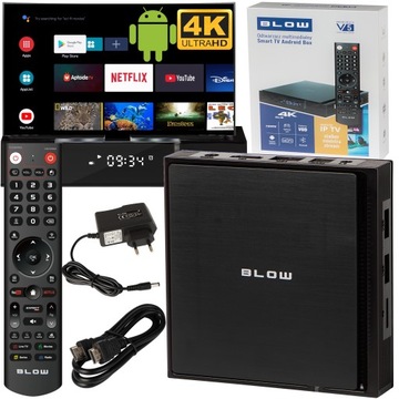 SMART BOX TV МЕДІАПЛЕЄР 4K ANDROID 11 WIFI CHROMECAST IP TV