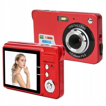 Цифрова камера 8X Zoom LCD 32GB червоний
