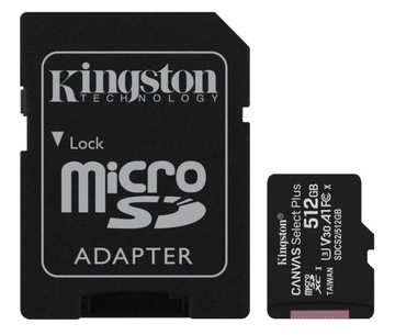 Карта памяти microSD 512GB Canvas Select Plus