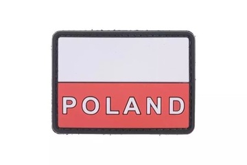 3D-флаг польского флага с надписью Poland