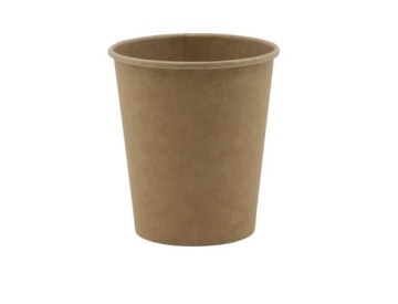 Бумажные стаканчики крафт ЭКО БИО для горячего чая кофе 250мл 100ПКС