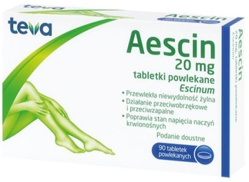 Aescin для отеков и боли в ногах варикозное расширение вен 90 таблеток