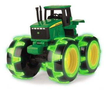 JOHN DEERE ТРАКТОР МОНСТР СВІТЯТЬСЯ КОЛЕСА ШИНИ