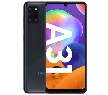 Samsung Galaxy A31 4 / 64GB a315f DS чорний + загартоване скло