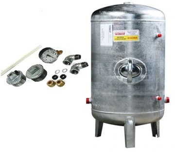 ГИДРОФОР ОЦИНКОВАННЫЙ БАК WIMEST 200L + ФИТИНГИ