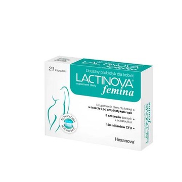 Lactinova femina X21 пробіотик інтимні інфекції