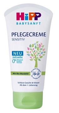 Детский крем Pflegecreme sensitiv, Hipp Babysanft, 75мл