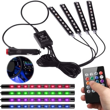 СВЕТОДИОДНАЯ ПОДСВЕТКА САЛОНА АВТОМОБИЛЯ RGB