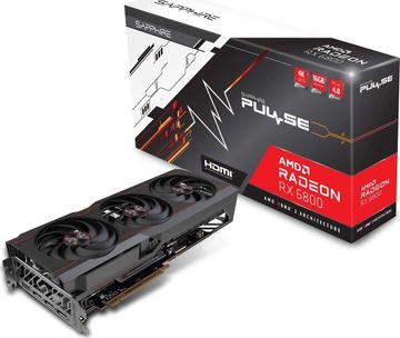 Видеокарта Sapphire Pulse Radeon RX 6800 Gaming OC 16 ГБ