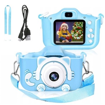 Kitty Camera для детей HD Camera 5 игр на Рождество