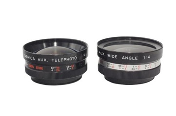 Yashica AUX TELE 1: 4 + WIDE 1: 4-різьба M57 # YYC