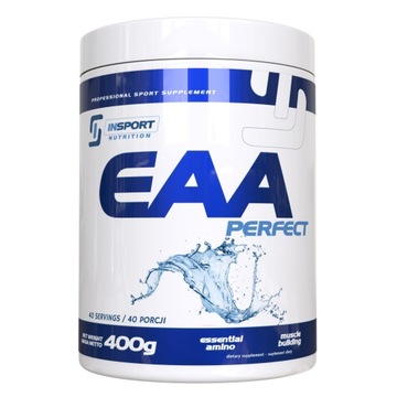 EAA PERFECT Insport 400g BCAA амінокислоти PURE