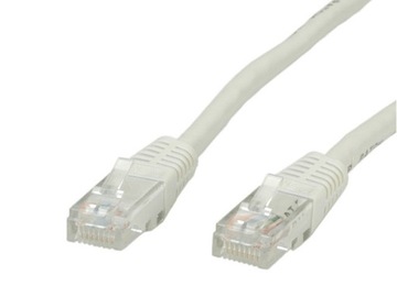 Сетевой кабель LAN ethernet CAT 5e PatchCord 5M серый
