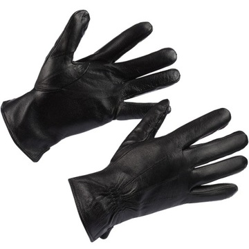 Чоловічі флісові класичні шкіряні рукавички з п'ятьма пальцями, теплі рукавички BELTIMORE